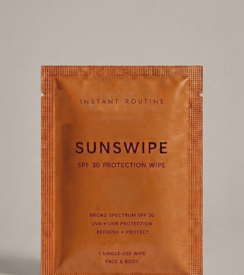 Sunswipe sachet