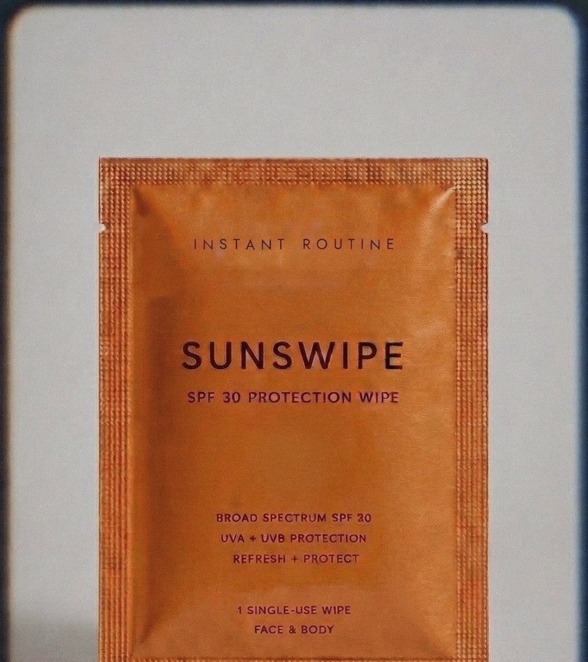 Sunswipe sachet
